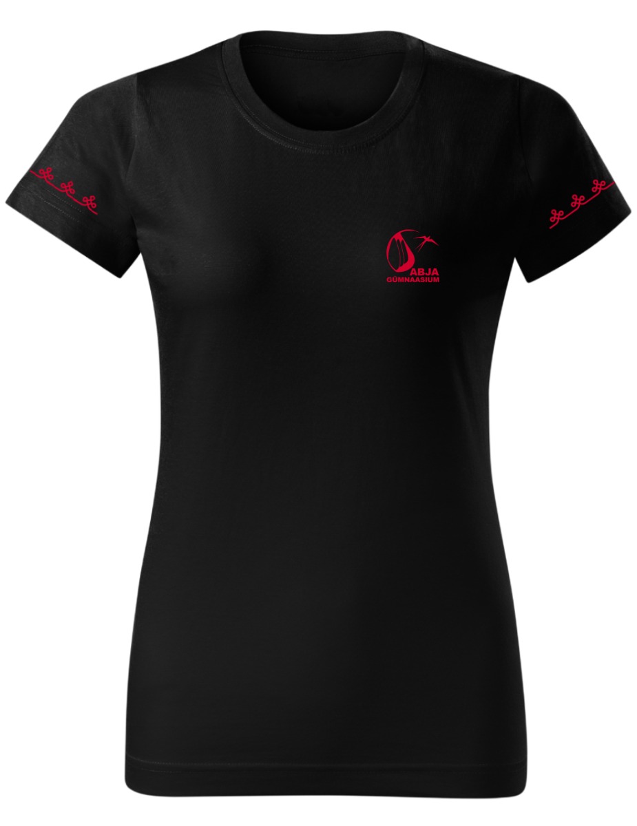 Naiste T-särk, must