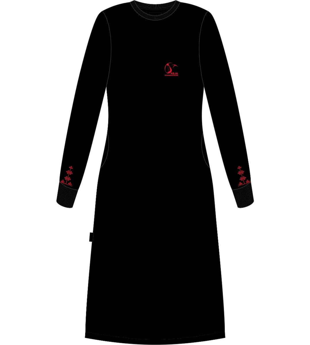 Naiste pusakleit, must