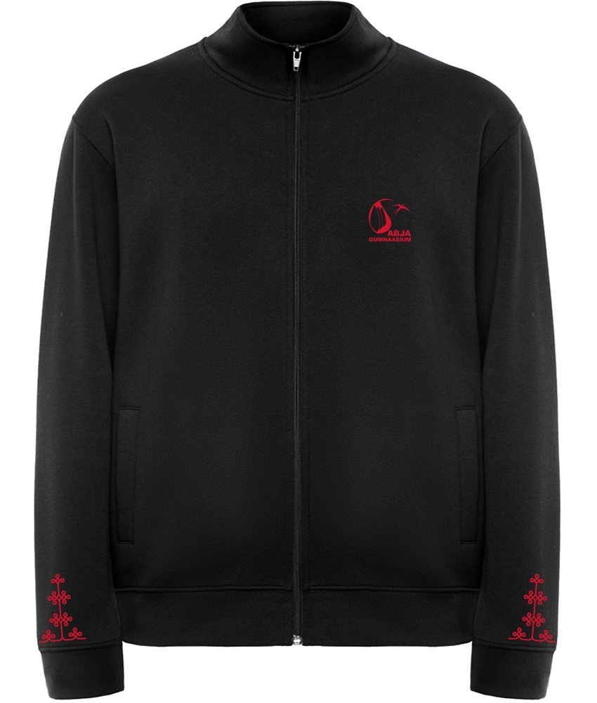 Unisex lukuga jakk, must